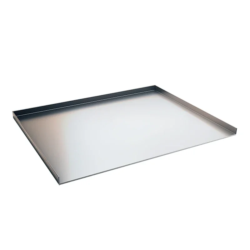 

304 Stainless Steel Large Kitchen Chopping Board Baking Dough Kneading Panel with Foldable Edges
