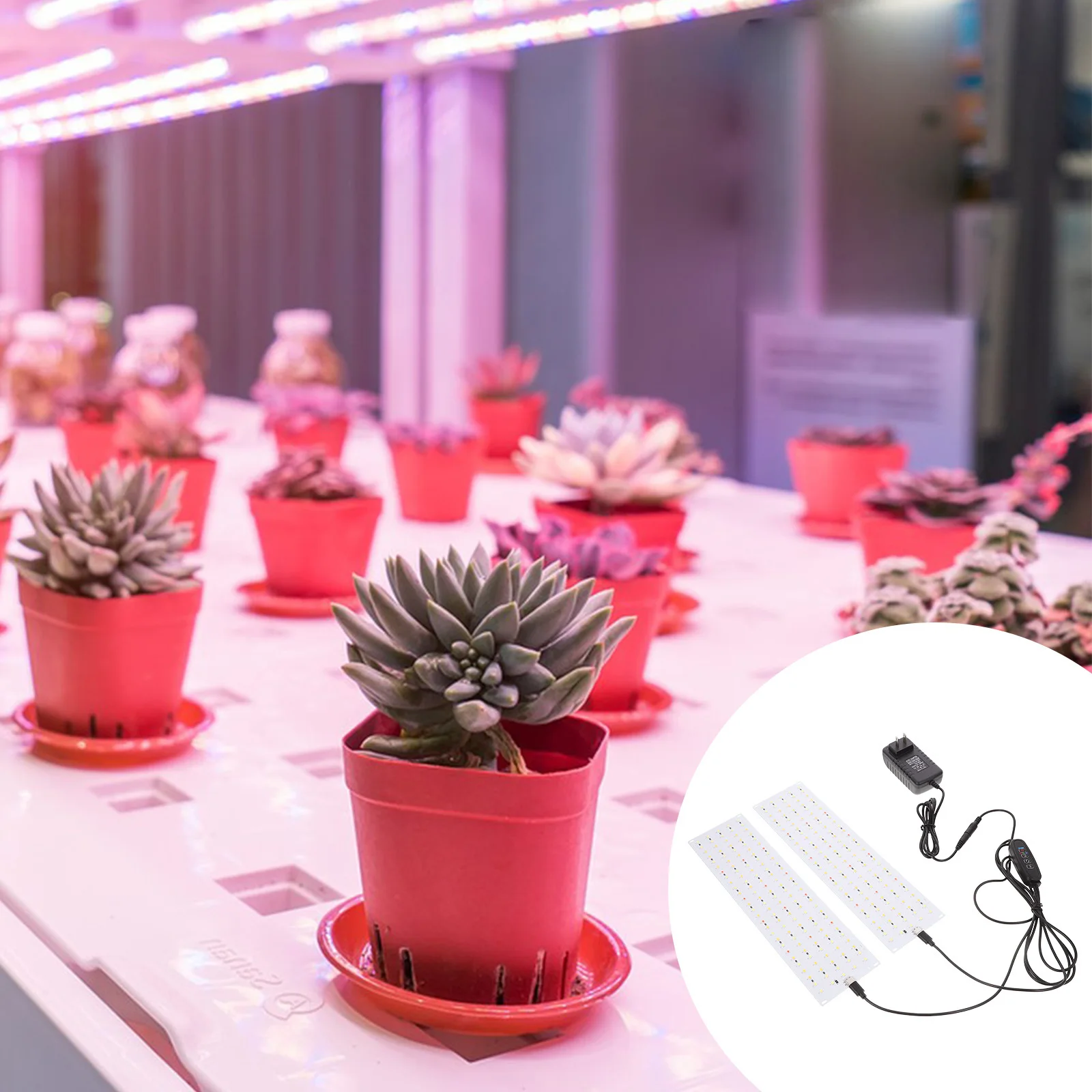 1 مجموعة LED تنمو ضوء للنباتات الداخلية الطيف الكامل مصباح النبات أضواء زراعة داخلية مصابيح زراعة النباتات تنمو الضوء