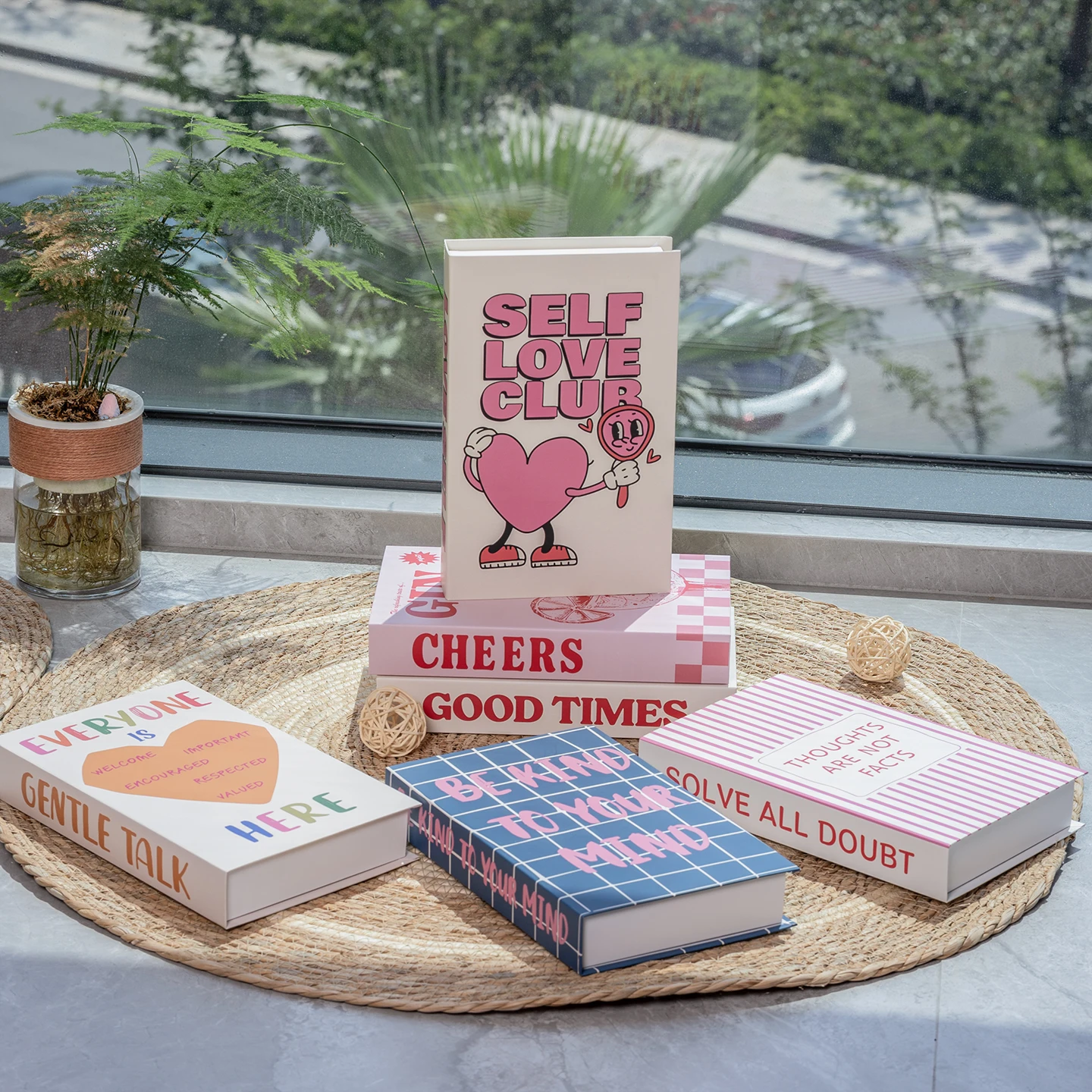 Colorful Coffee Series Fake Books Decoration Living Room Aesthetics Prop Books Decorations Coffee Table Ornaments Additional