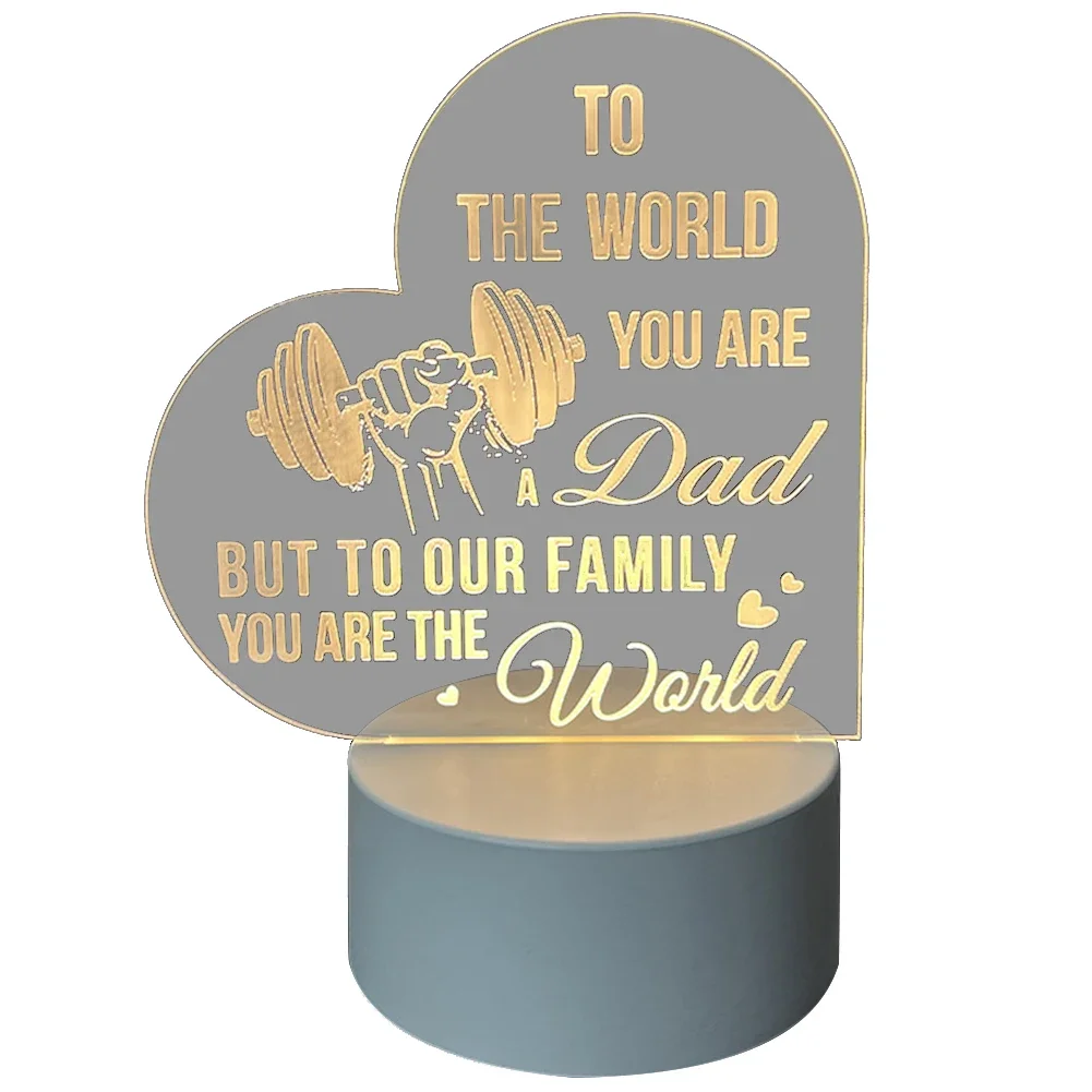 

Acrylic Night Light Inspirational LED Light Mother Day Gifts for Mom Personalised Presents for Sister Best Friend Birthday Gifts