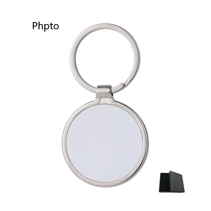Custom Logo Keyring, Engraved Business Keychain