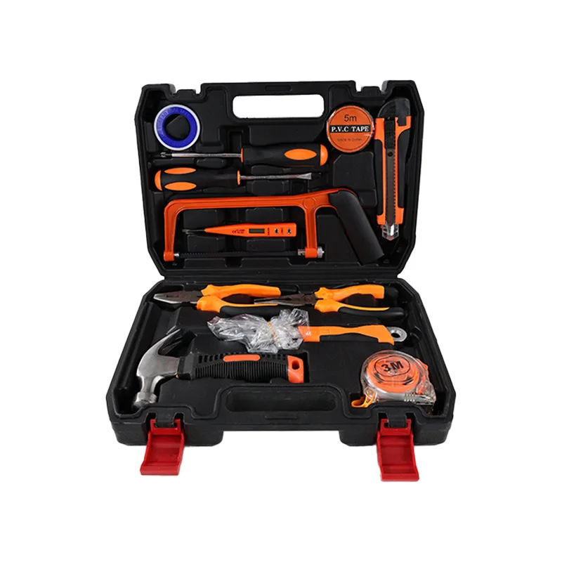 2025 Multi-functional combination toolbox for household hardware tools - portable and suitable as a vehicle gift or tool set.