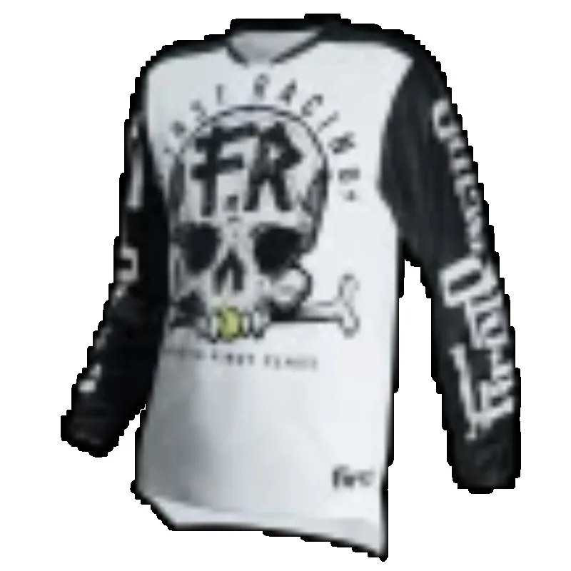 Firstr-ropa de motociclismo todoterreno con estampado 3D Retro, ropa de carreras transpirable de secado rápido de manga larga