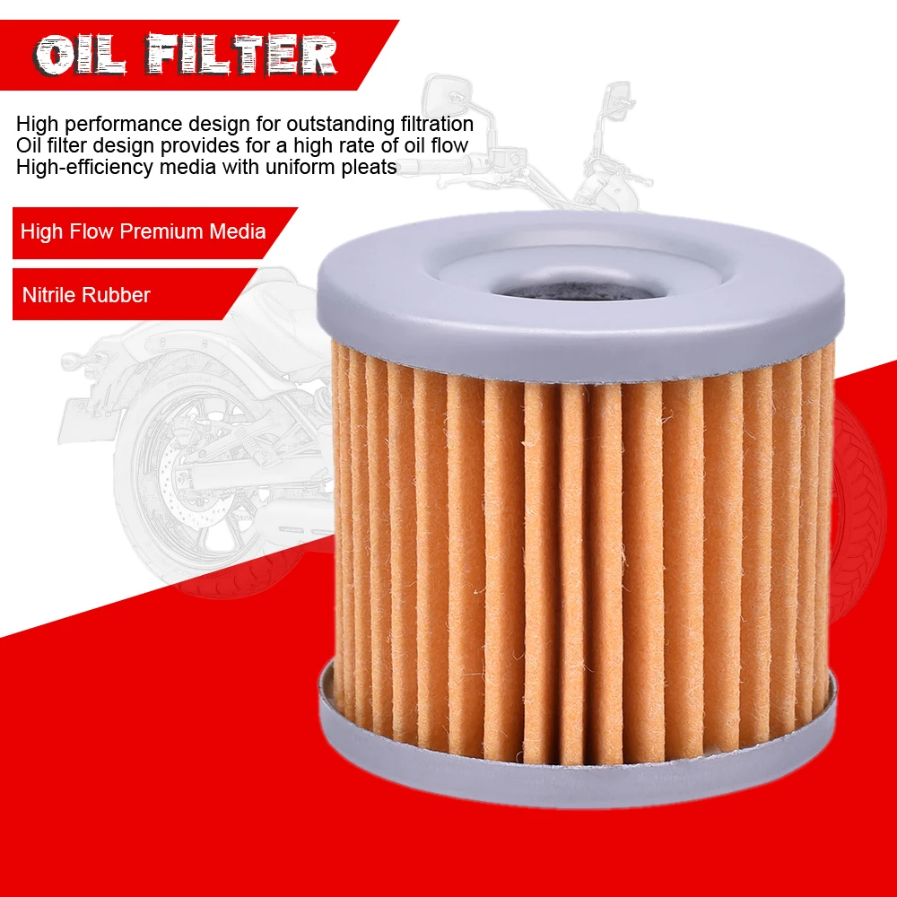 Motorcycle Oil Filter For Suzuki 16510-05240 16510-45H10 For Hyosung 125 Exceed 05 GA125 Cruise I II 97-01 GF125 98-03 GA GF 125