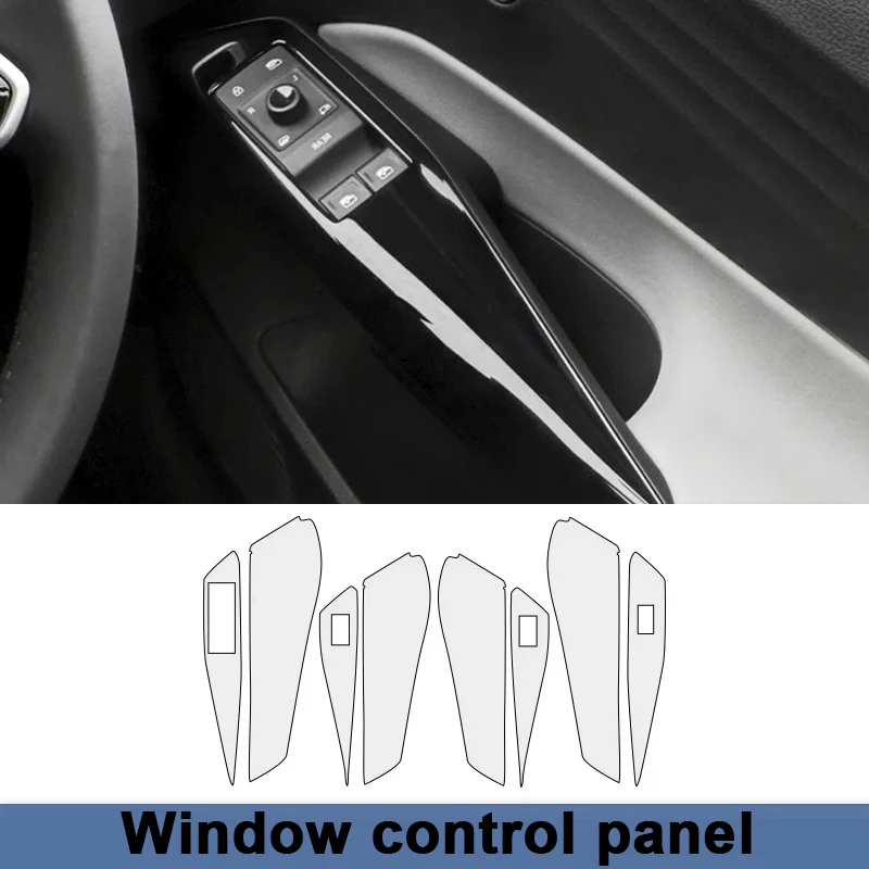 Tpu Transparent Film Car Protective Interior Sticker Center Console Gear Navigation Window Door Panel for Volkswagen VW ID 3 ID3