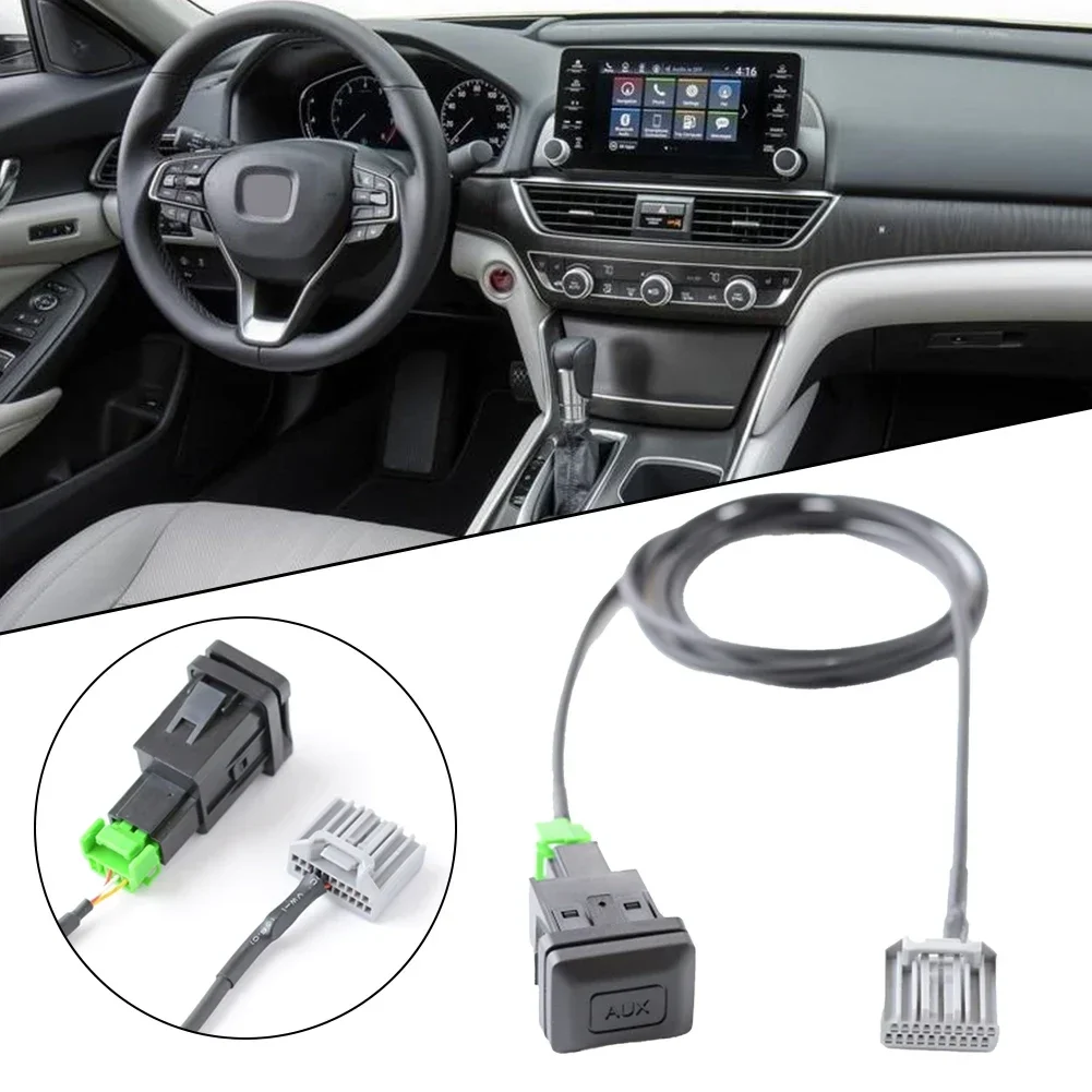 150cm Car Radio Aux Input Cable Adapter For Honda For Civic 8th Generation Car Audio Accessories