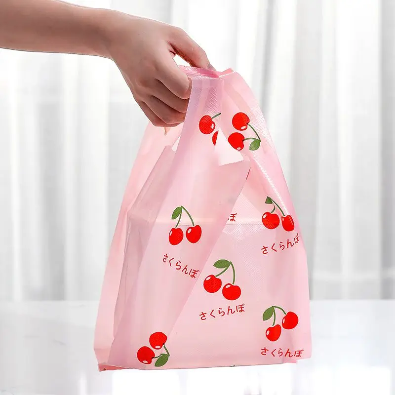 Cute Plastic Trash Bag Vegetable Fruit Storage Pouch Portable Garbage Bags Kitchen Cleaning Tools Мусорные Пакеты 쓰레기봉투 Rubbish