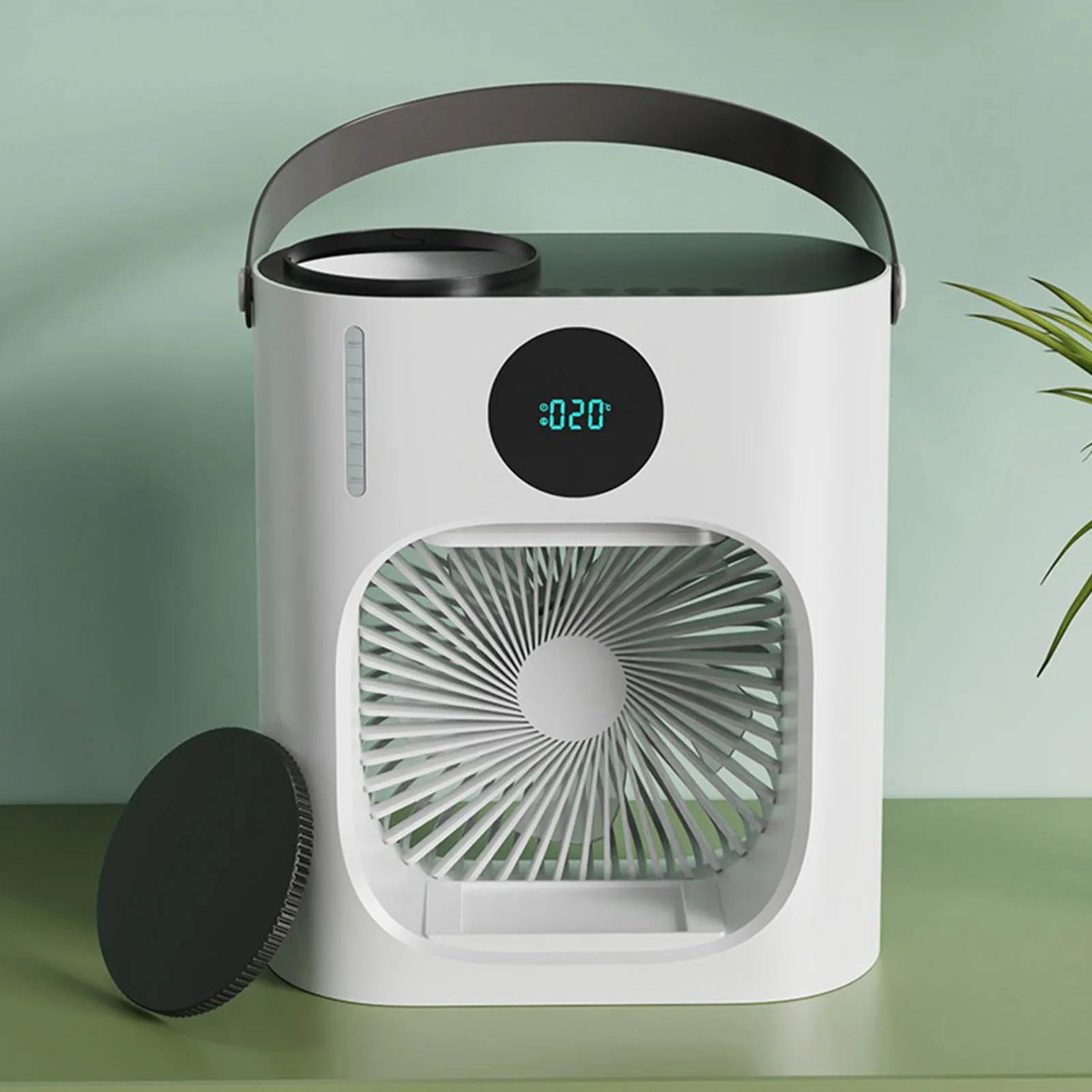 Miniaire acondicionado de 900ML, Enfriador de aire con USB, humidificador, 3 velocidades, para la circulación de toda la casa