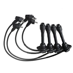 9091922395 4pcs Car Spark Plug Wire Ignition Cable Set 90919-22395 for Toyota Camry 1997-2001 for Toyota Corolla 1997-2002