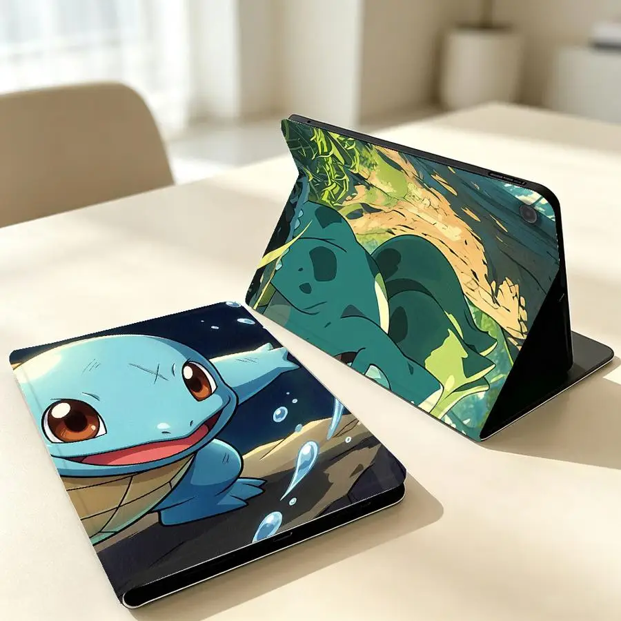 With Pencil Holder Case for Samsung Galaxy Tab A8 S10 Plus S10FE A9Plus S9+ S10 Lite A11 S9 FE A7 Lite S7 S8+ S11 Cute Pkemons