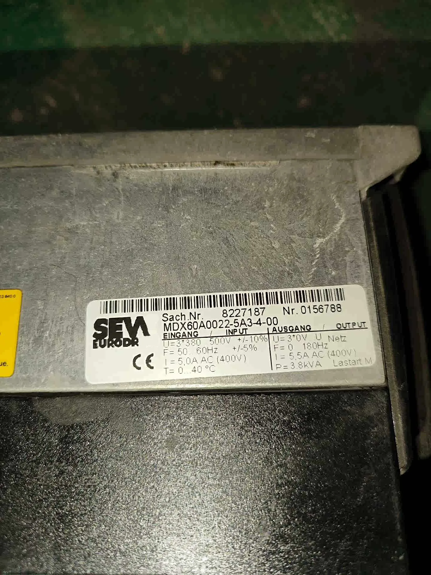 MDS60A0022-5A3-4-00 العاكس لخياطة MDS60A0022-5A3-4-00