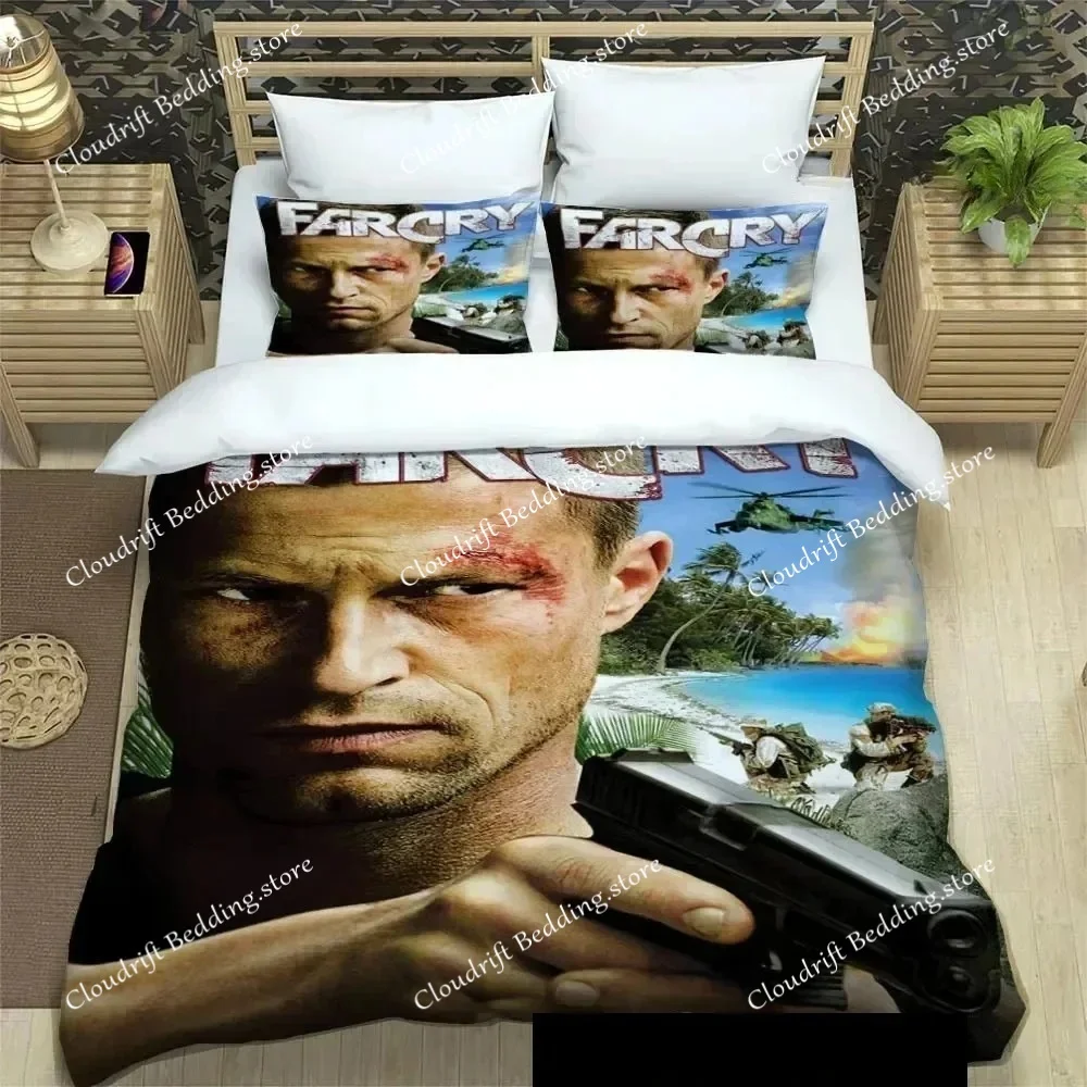 

Game Far Cry Duvet Cover Pillowcase Bedding Set Adult Boys Girls Bedroom Decoration Children Gift Single Double Size