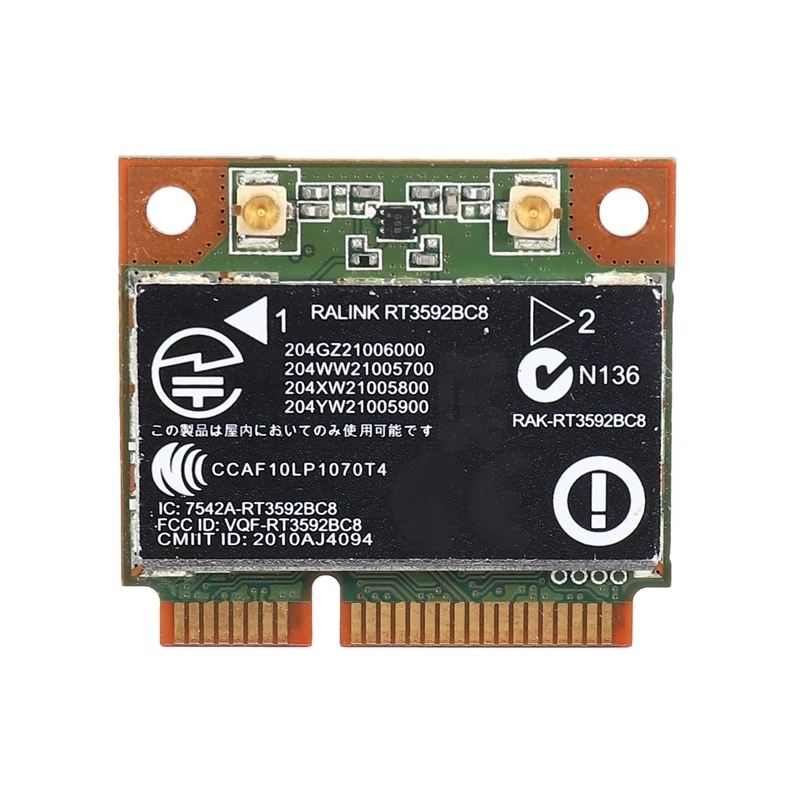 RT3592BC8 Dual Band 300M และบลูทูธ3.0การ์ดไร้สายสำหรับ HP 4530S 4330S 4430s 4230S SPS: 630813-001