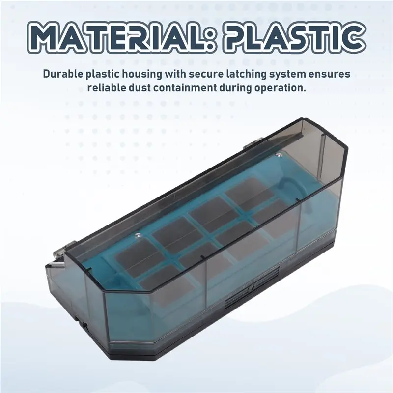 A60P Replacement Dust Box For Eufy L35/For RVRILLO J300/AIRROBO T9 Vacuum Cleaner Trash Box Part