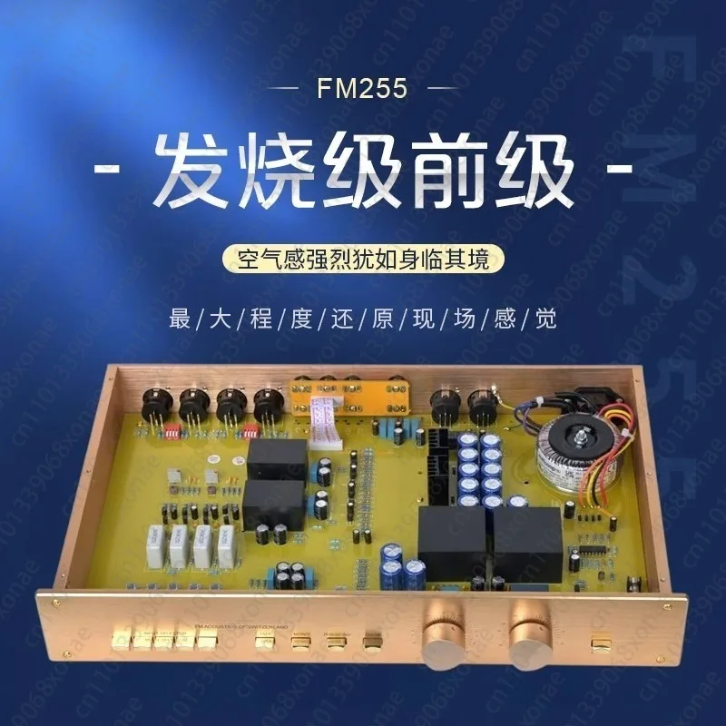 

HI END FM255 Audiophile Preamplifier Transistor Amplifier, Fully Balanced Hifi Preamplifier