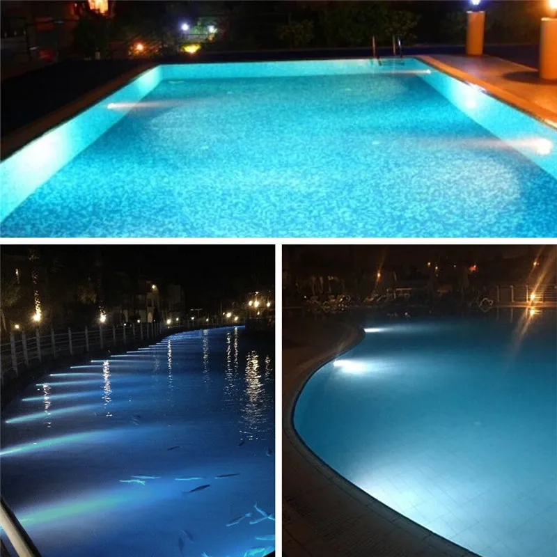DC12V LED swimming pool light waterproof warm white diving light