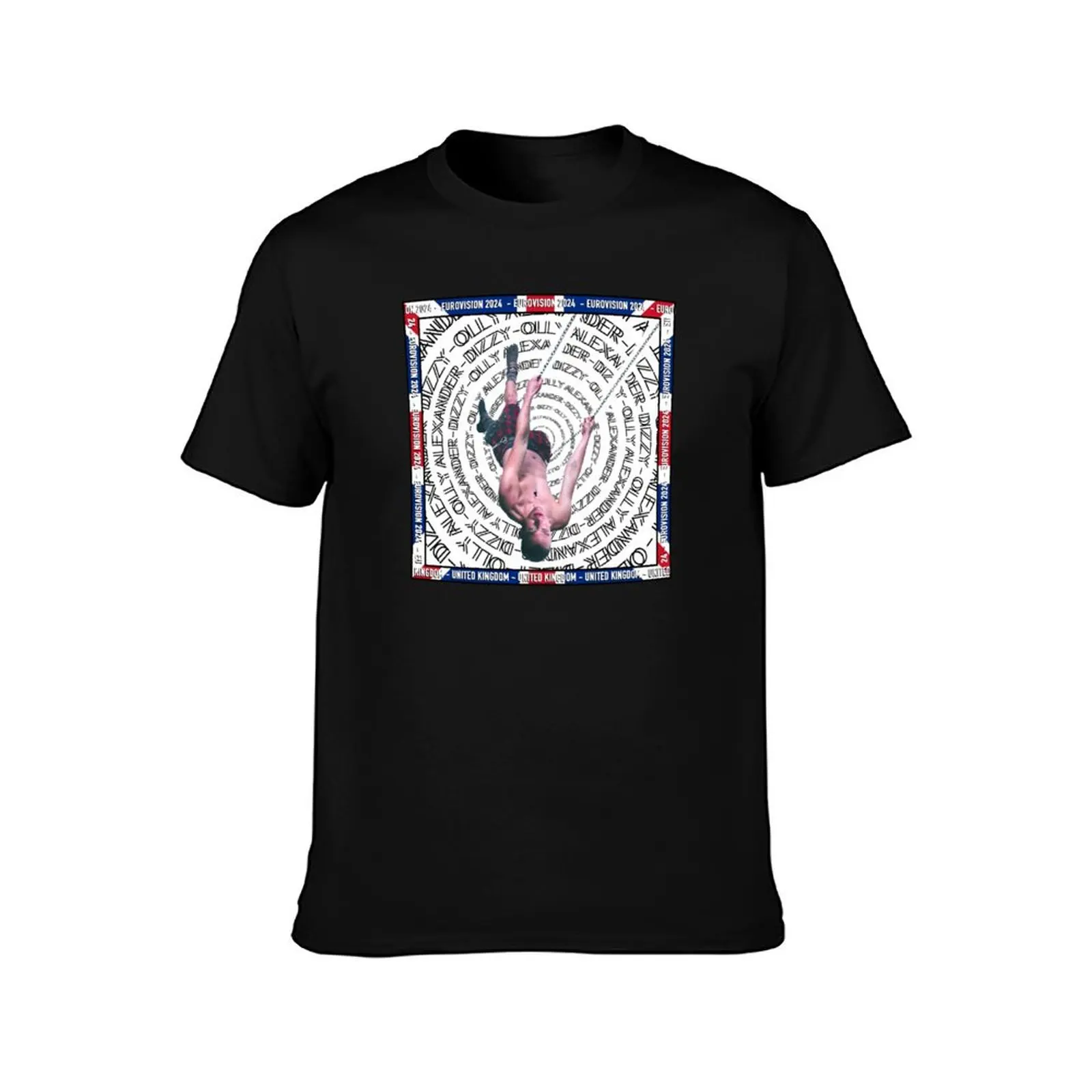 Eurovision 2024 Olly Alexander Dizzy United Kingdom T-Shirt Casual Loose Daily Wear T-Shirt