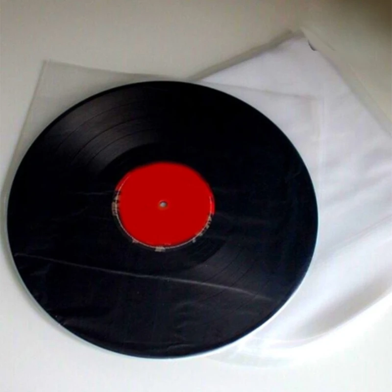 Vinyl Record Inner Sleeves 50x Made from High Premium PE Album Covers with Round Corners for Easy Insert Record Dropship