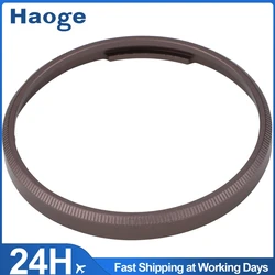 Haoge Metal Decorate Ring Cap for RICOH GR3X GRIIIX HDF Camera Replaces GN-2 RRC-GR3XG Dark Gray Black Red