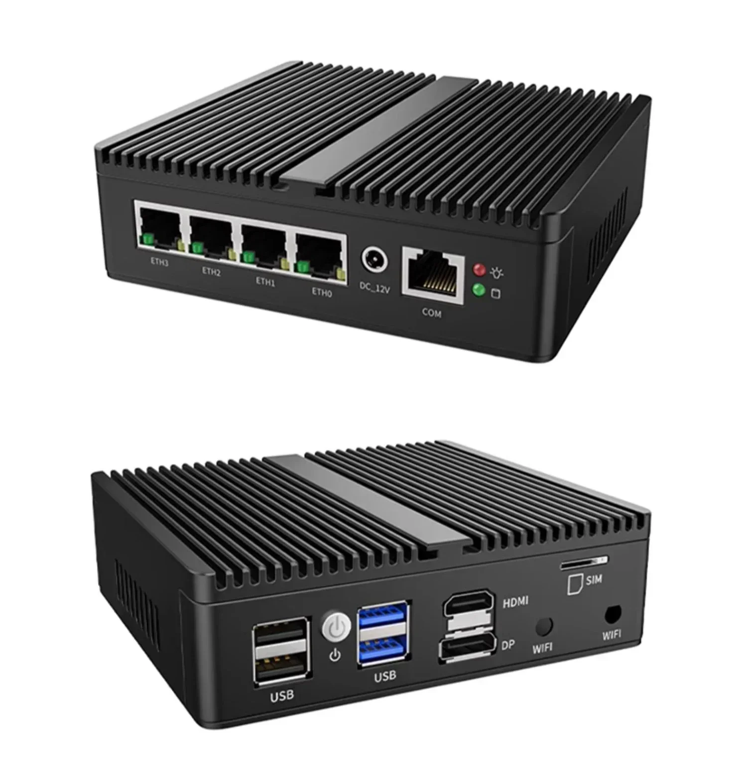 G30S Fanless Soft Router Intel AlderLake N100 MINI PC 4* i226 2.5 LAN Windows 11 DDR5 NVME SSD pfSense Firewall Appliance