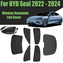 Custom Car Window Sunshade For BYD Seal 2022 - 2024 Full Cover Privacy Blind Curtain Front Windshield 2023