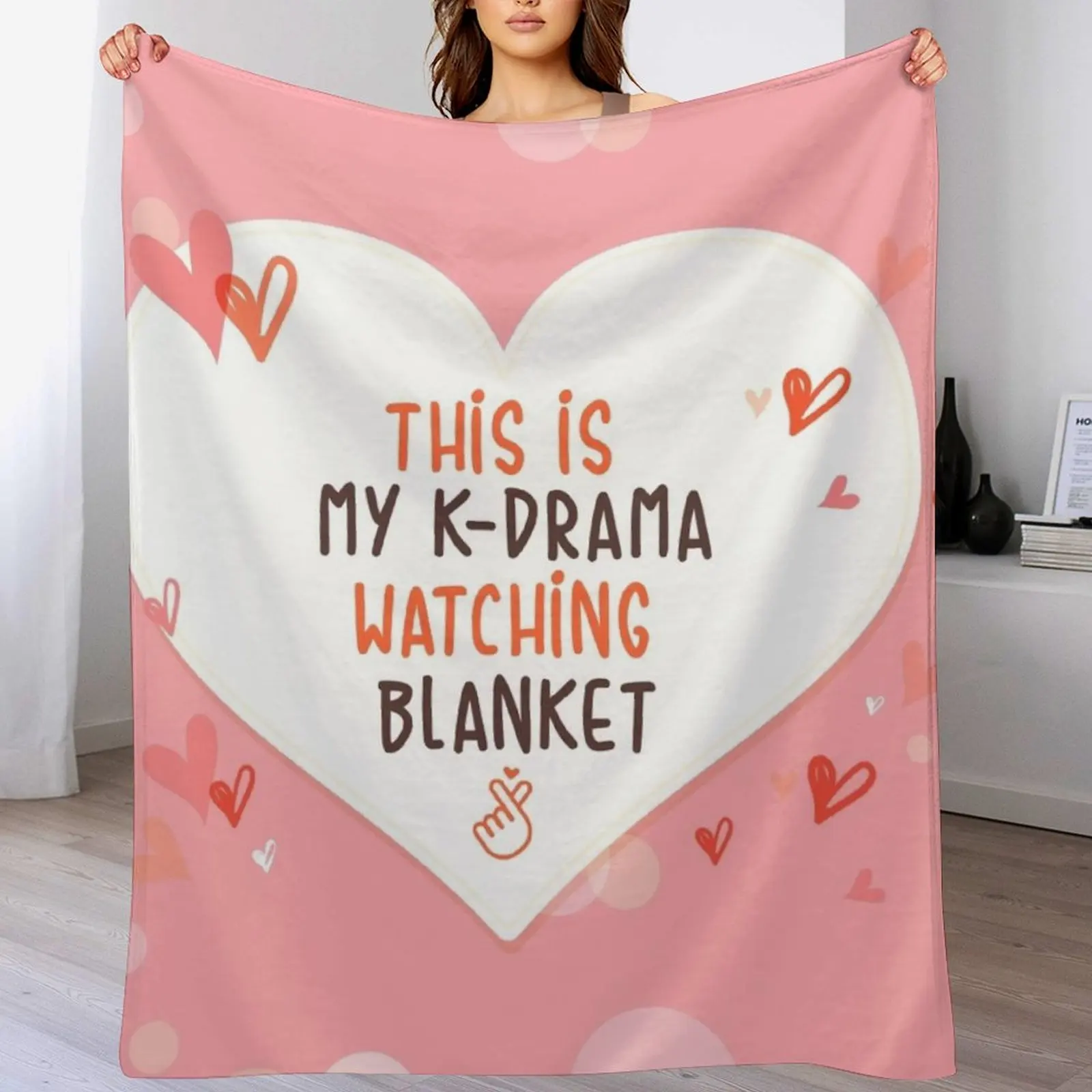 

This is My Kdrama Watching Blanket Gift for Kdrama Fans Throw Blanket Bed Sofa Quilt Beach Luxury Thicken Blankets