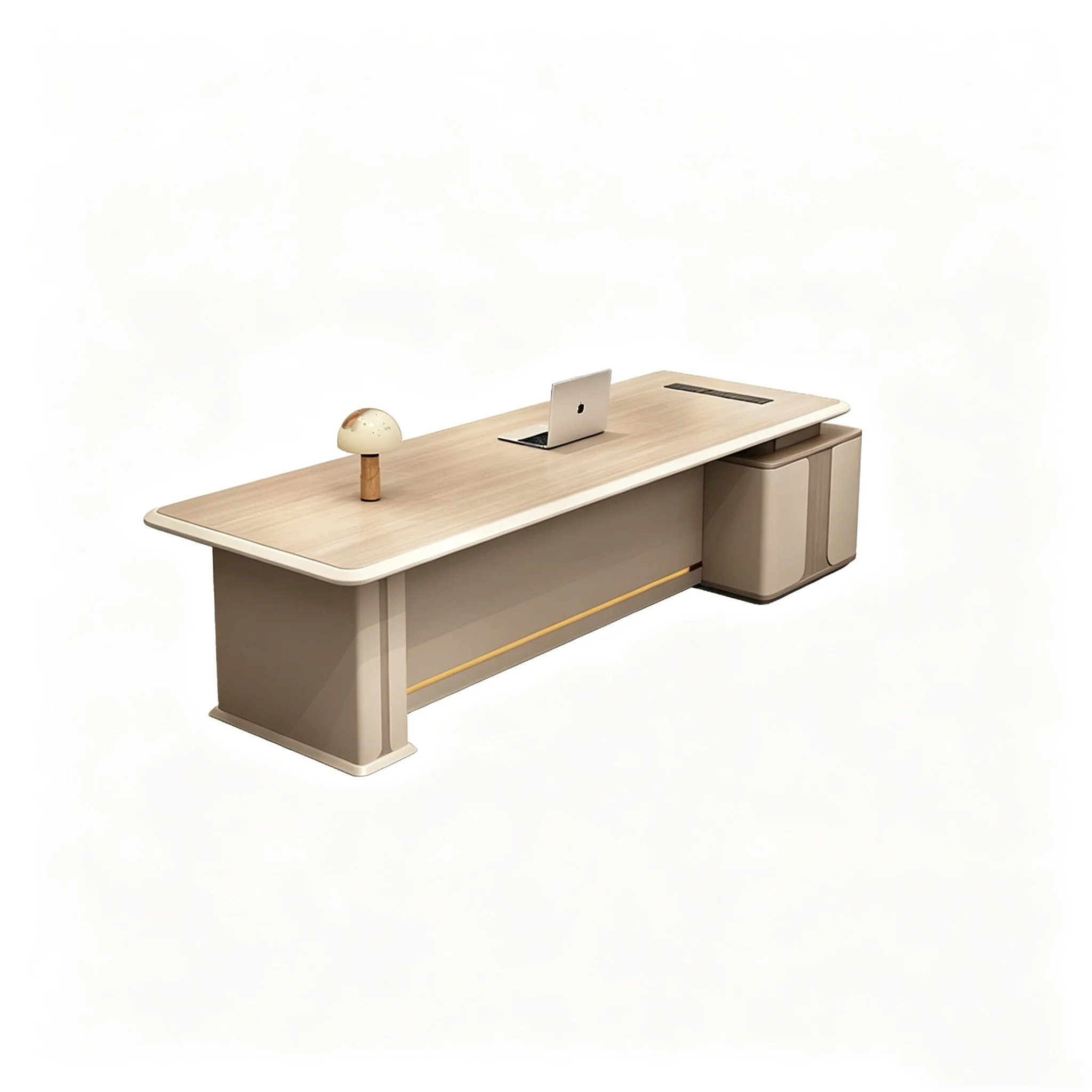 &New Design Modern Style Office Furniture Executive Desk with Cabinet Suitable for Office Building