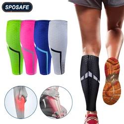 1PCS Sports Calf Compression Sleeves Leg Warmers Shin Splints for Running Cycling Basketball Football Breathable Fitness Guard