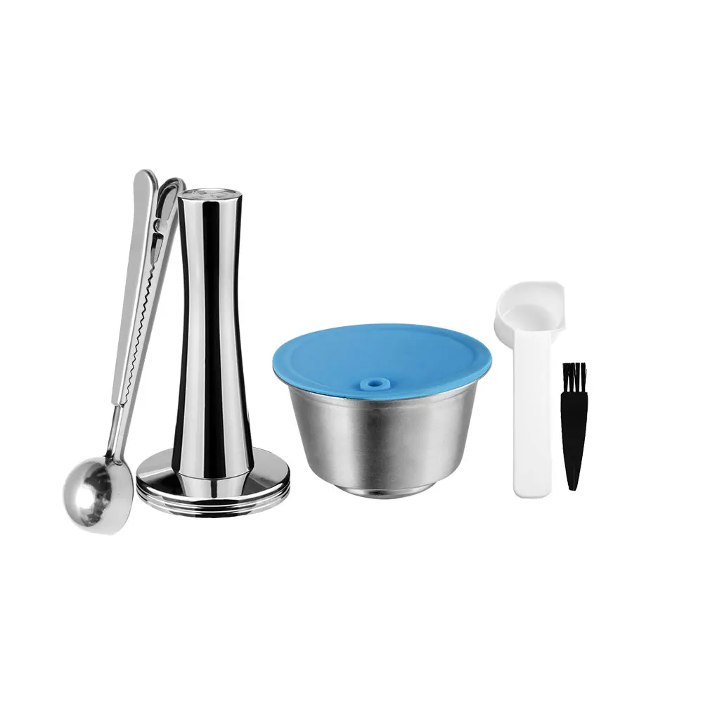 RECAFIMIL Wiederverwendbare Kaffeekapseln Dolce Gusto Recycling-Kapsel für Nescafe Piccolo xs Repuesto, nachfüllbarer Kaffeefilter aus Edelstahl 10