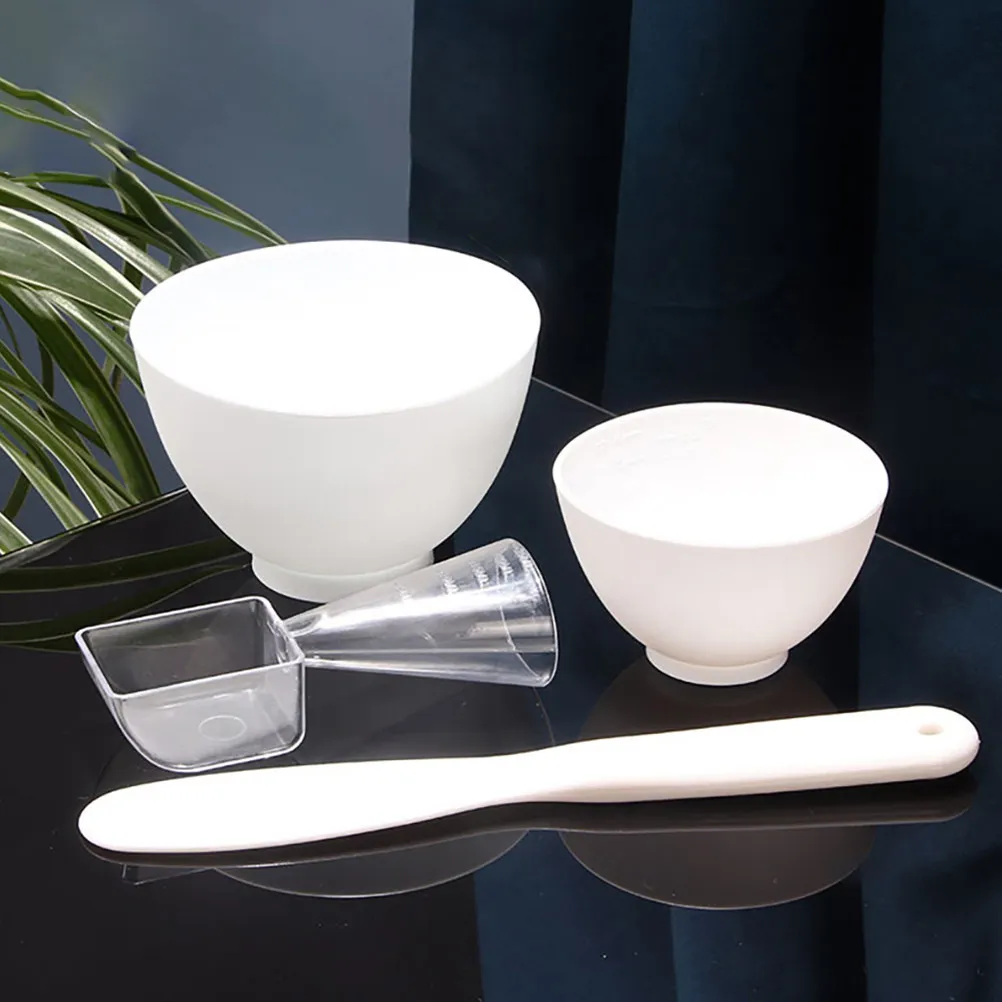 5Pcs Silicone Mask Mixing Bowls Facial DIY Skincare Supply Smooth Exquisite Texture for Spa Salon Home Use Mask Application - view 5