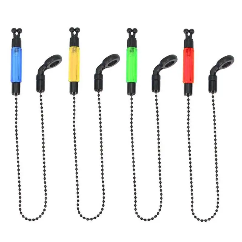 Fishing Alarm Swinger Steel Chain Steel Aluminum Set Swinger Carp Fishing Indicator 4 Color Bite Alarm Fishing Tools 2022 New