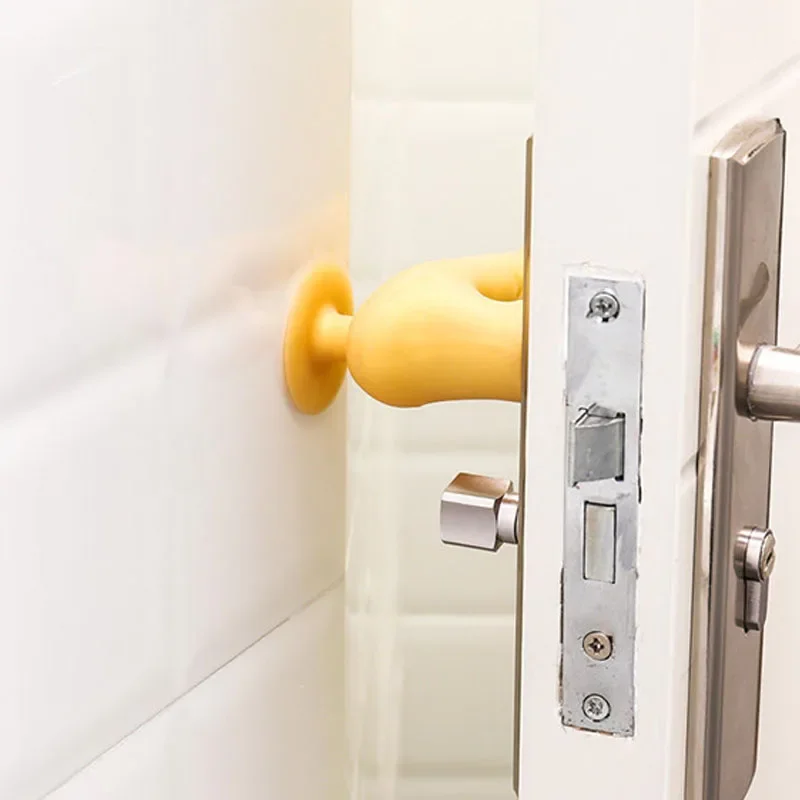 1pc Silicone Door Handle Stopper Anti-collision Mute Pad Wall Protector Furniture Hardware Accessories