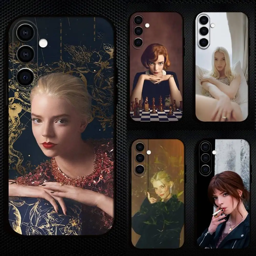 

Anya T-Taylor-J-Joy Actress Phone Case For Samsung Galaxy A73,A72,A71,A70,A53,A52,A51,Others Soft Black Cover