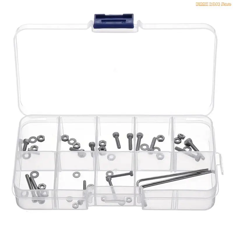 K1AE High Hardness Bolts Hexagonal Tool for Head Screws Nut  Set with Mixed Packed  for homs