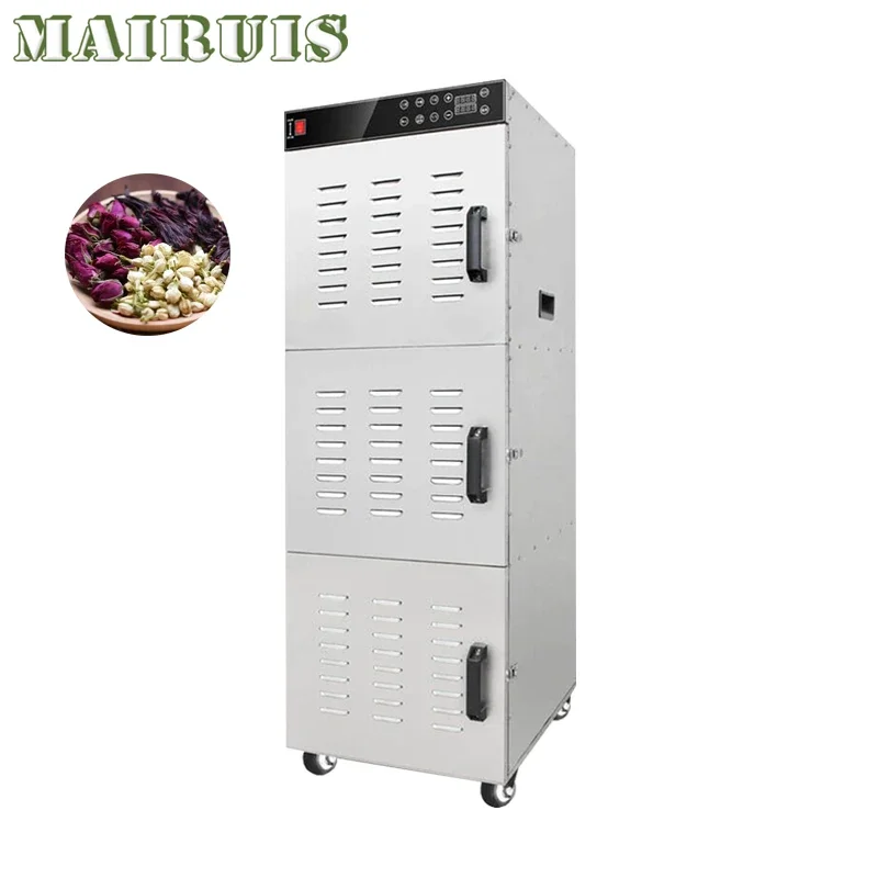 30 Trays Fruit Dryer 2400W Stainless Steel Food Dehydrator Vegetables Dried Fruit Meat Drying Machine