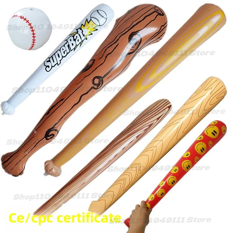 

New Inflatable Baseball Bat Toys PVC Kids Party Cheering Small Bats Sports Match Carnival Favors Toy Balls Bright Colors