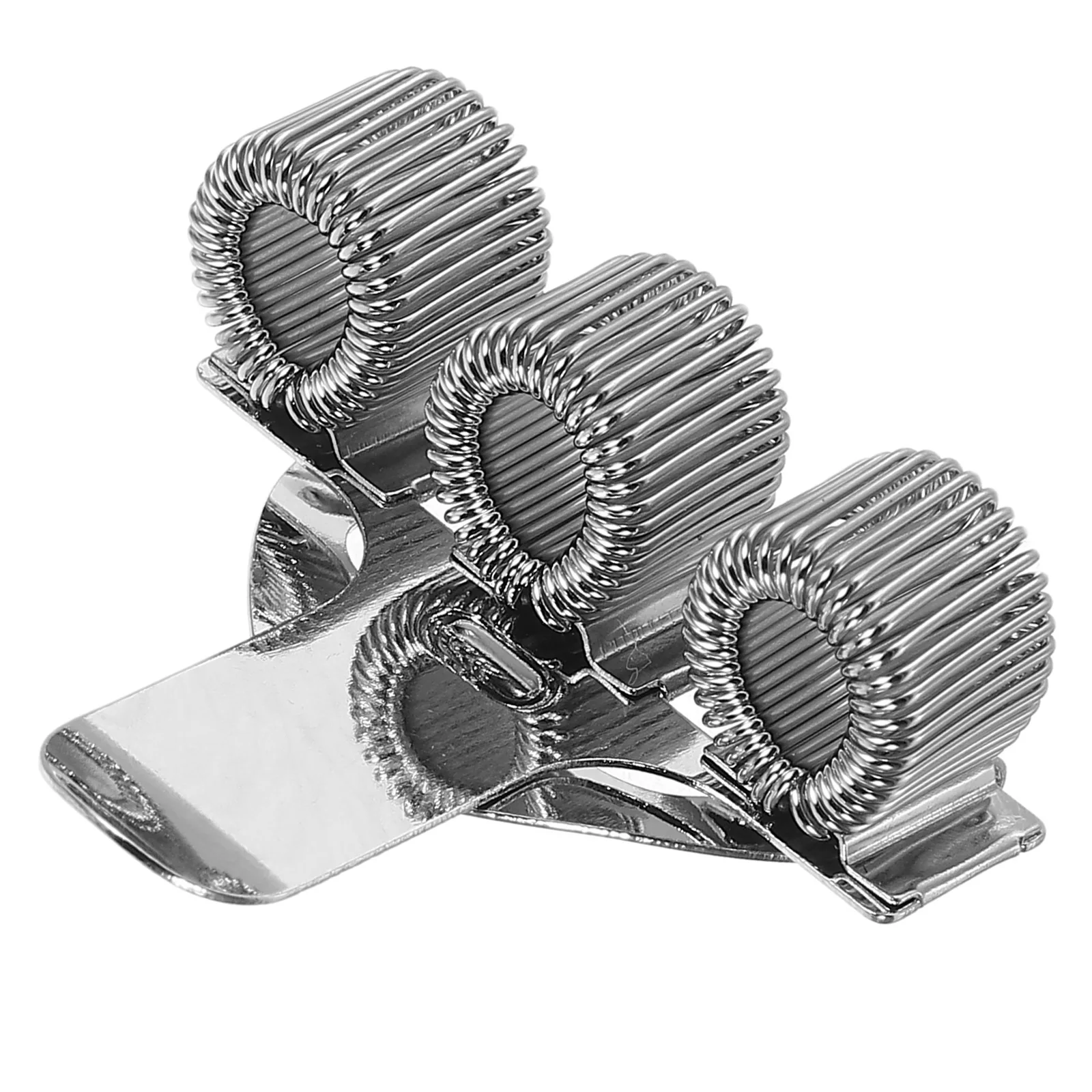 

3 Pcs Folder Pen Insert Metal Pencil Clips Multifunction Notebook Loop Iron Nurse