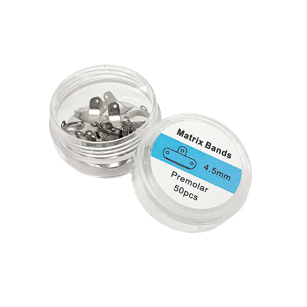 50Pcs Dental Sectional Matrix System Sectional Contoured Matrix Bands M4