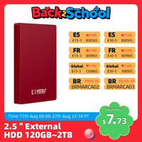 KESU HDD 2.5 portable USB external hard drive 2tb 1TB disk disc storage removable memory device for computer laptop