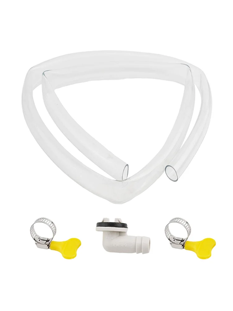 Air Conditioner Drain Hose Kit 36ft with Connector and Clamps Designed for Split and Casement Units to Tight Connection