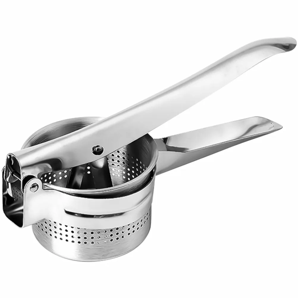 

1Pcs Stainless Steel Potato Masher Manual Food Presser for Crushing Vegetables Sturdy Construction Safe for Family Meals