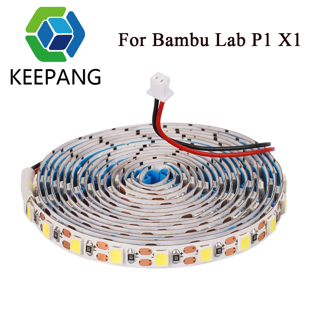 

Водонепроницаемая осветительная лента для Bambu lab P1P X1, 1,5 м, IP44, детали для 3D-принтера Bambulab