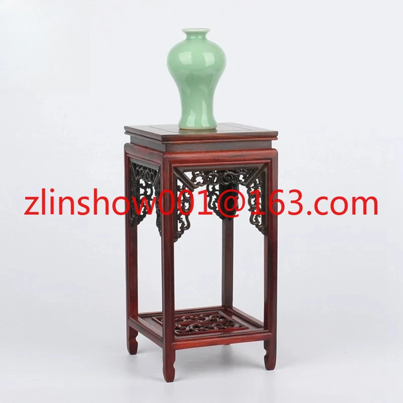 Piedistallo quadrato per display bonsai, decorazione per vasi