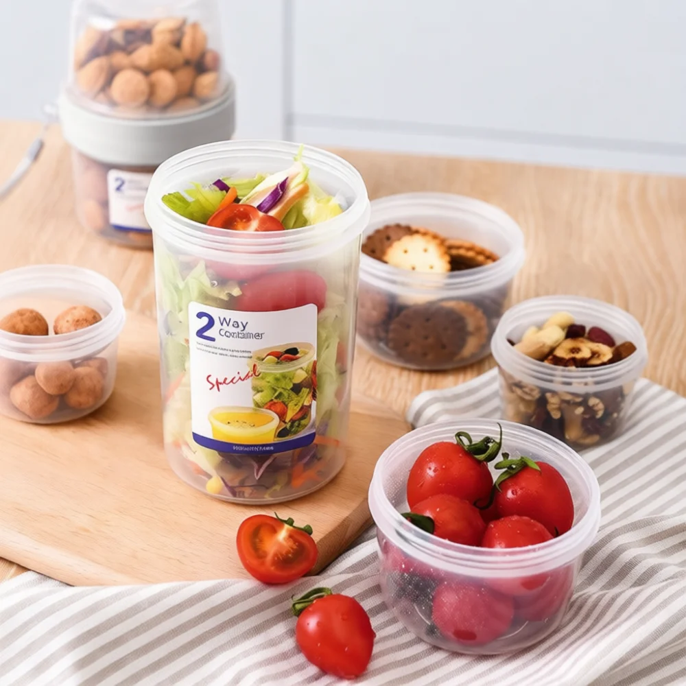 Baby Food Snacks Yogurt - Caja de comida hermética de doble