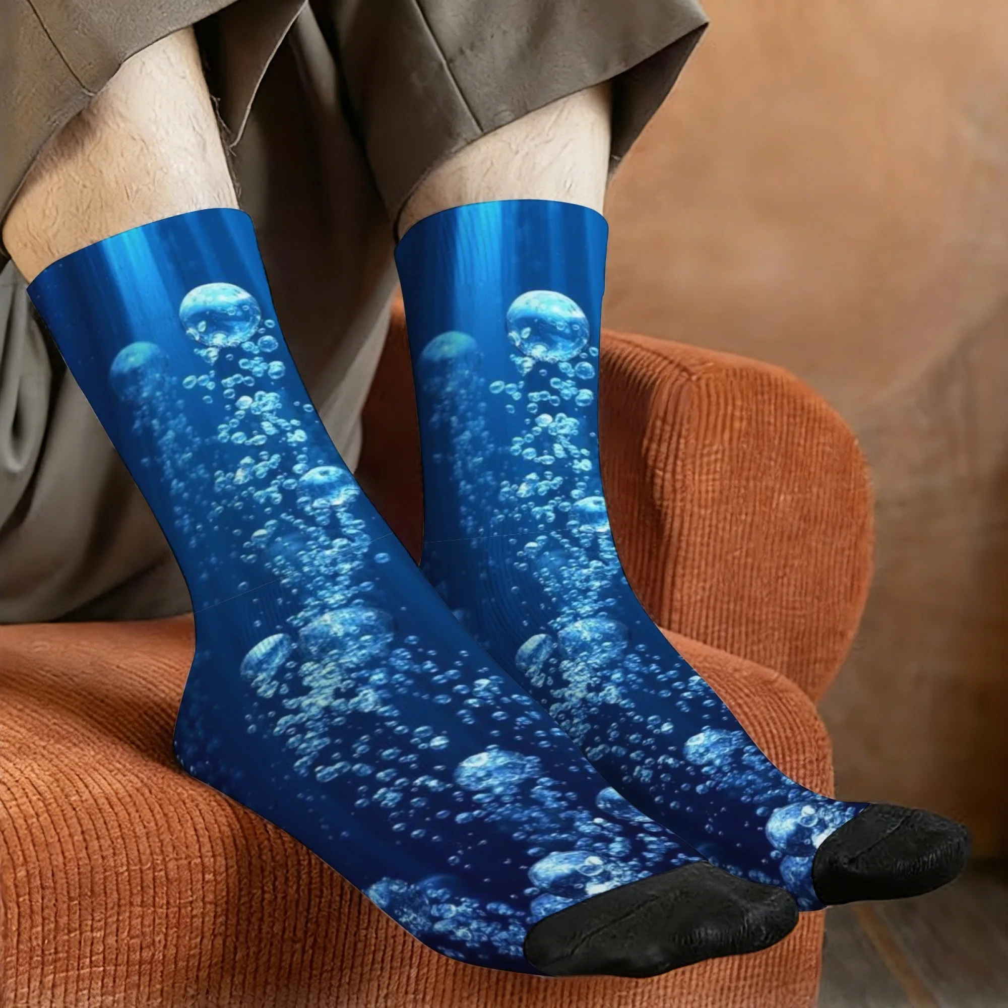 Ich liebe Bubble-Print-Herrensocken, bequeme, atmungsaktive, rutschfeste Freizeitsocken, die perfekt für verrückte Partys und als Weihnachtsgeschenke sind.