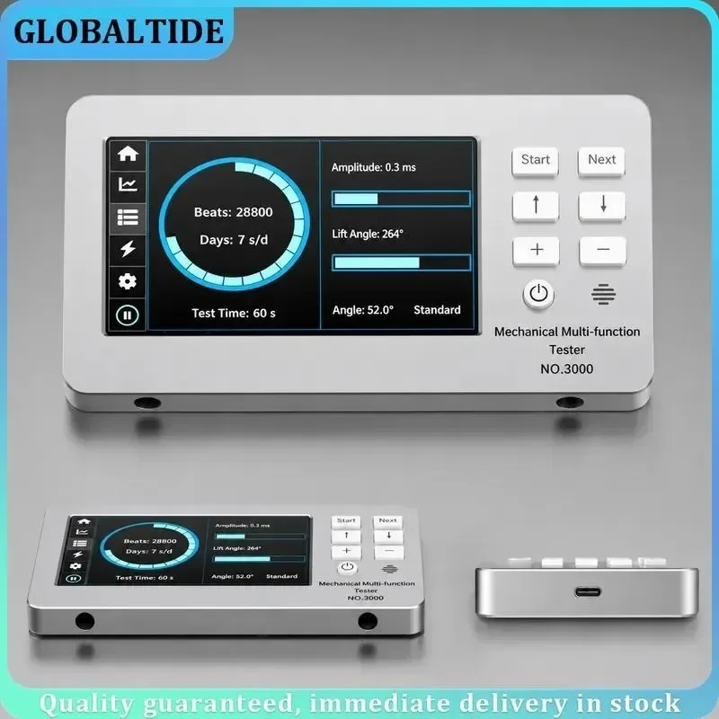 English Version Intelligent Timing Machine Multifunctional Mechanical Watch Timegrapher Tester with Type-C Interface
