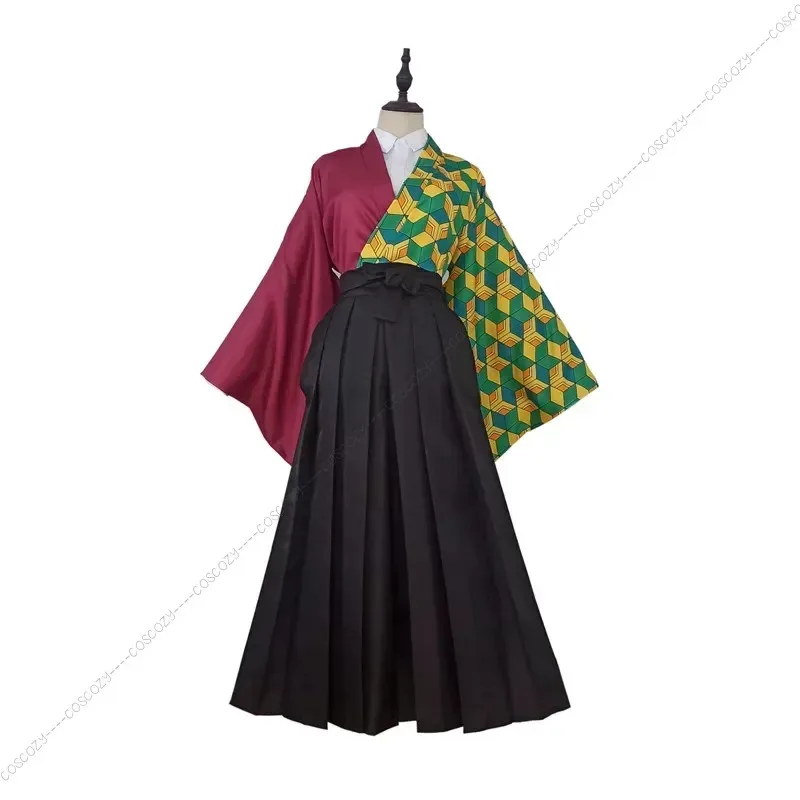 2025 이이 애니메이션 기모노 세트 탄지로 네즈코 시노부 기유 코스프레 드레스 할로윈 카니발 파티 의상