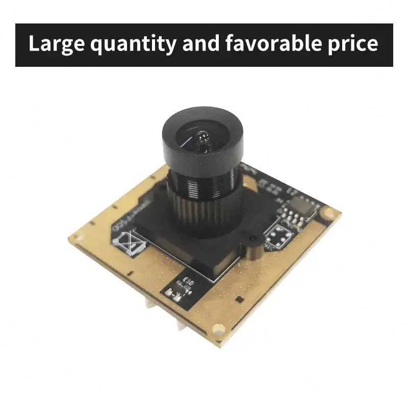 Módulo de Câmera USB Webcam com Sensor Starlight IMX334, Lente M12, 8MP, Vídeo ao Vivo 4K, Atacado