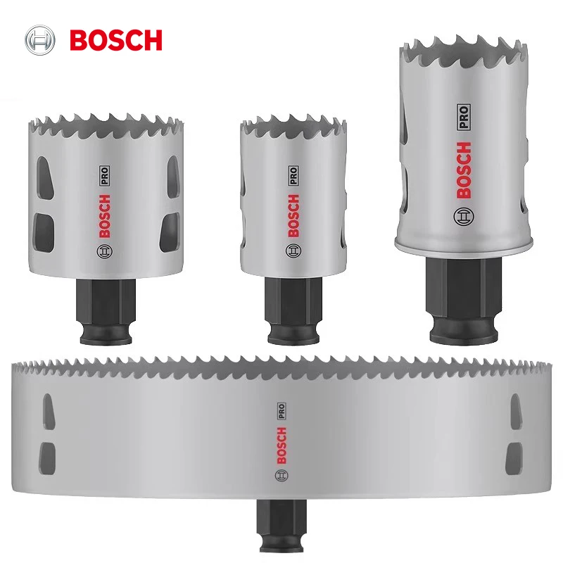

Bosch 20/25/35/60/76mm Accessory Pro Bimetallic Hole Saw Suitable for Wood Metal Stainless Steel Pvc Hole Opener Tools