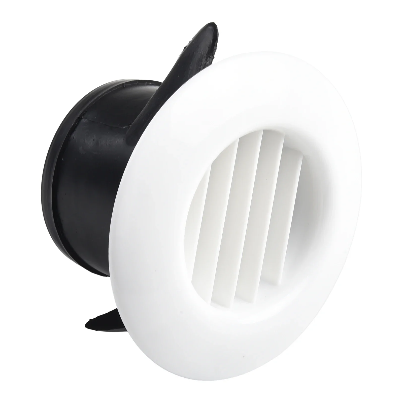 

Circular Vent Air Vent ABS White+black 1 Pcs Ceiling Mounting Compact Kitchen Office Ventilation Wall Mounting